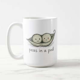 Caneca De Café Peas in a Pod