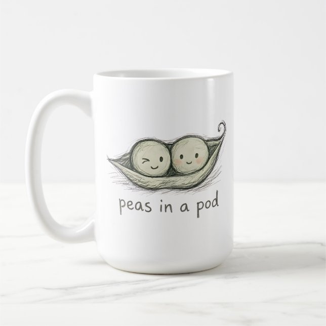 Caneca De Café Peas in a Pod (Esquerda)