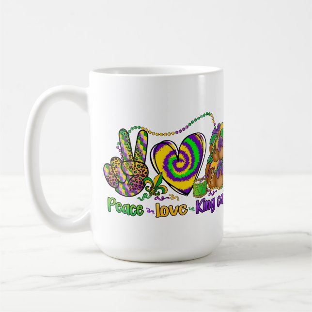 CANECA DE CAFÉ PEAVE LOVE MARDI GRAS KING CAKE (Esquerda)