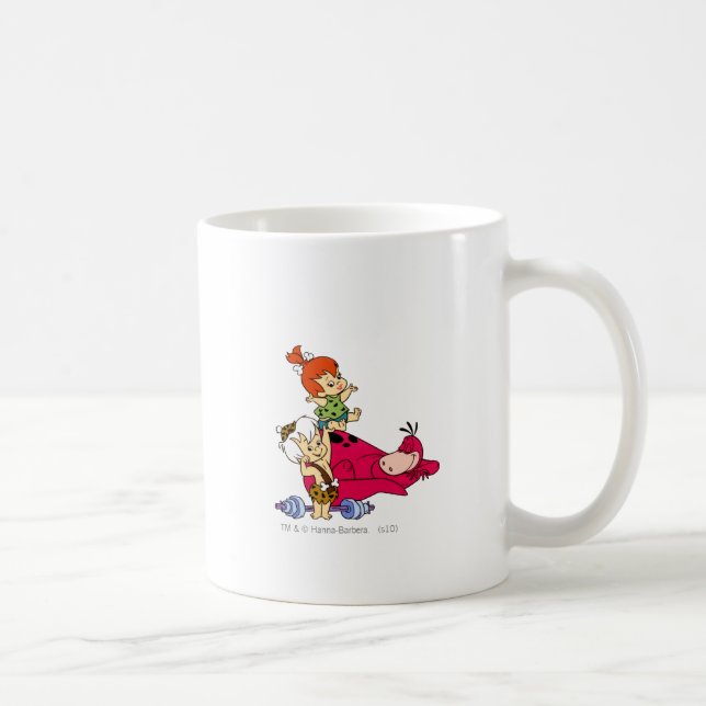 Caneca De Café PEBBLES™ e Bam Bam e Dino Playtime (Direita)