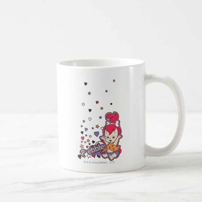 Caneca De Café PEBBLES™ Purple Heart (Direita)