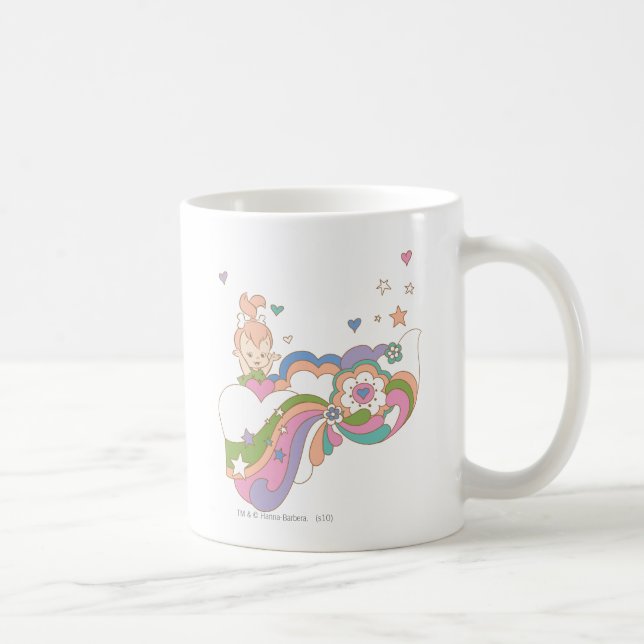 Caneca De Café PEBBLES™ Rainbow Cloud (Direita)