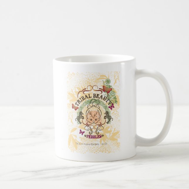 Caneca De Café PEBBLES™ Tribal Beauty (Direita)