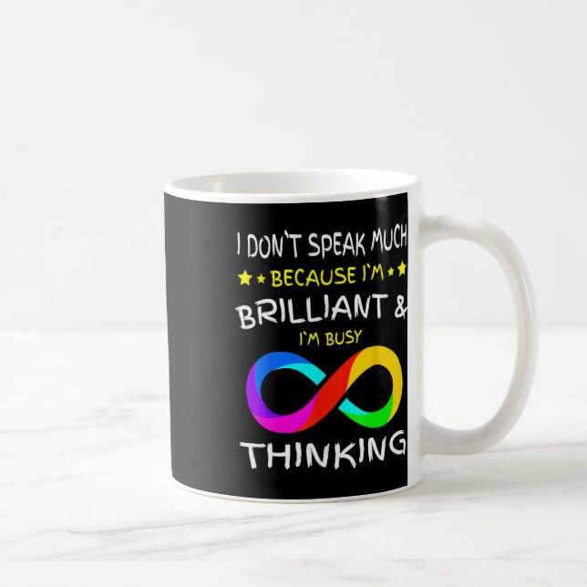 Caneca De Café Peça de Quebra-cabeça de Consciência do Autismo Ar (Direita)