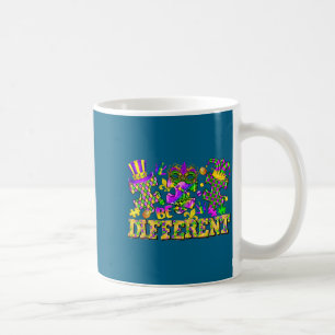 Caneca De Café Peça de quebra-cabeça diferente mardi gras nova or