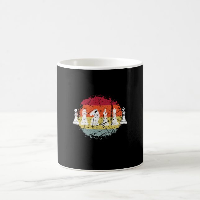 Caneca De Café Peças de Xadrez do Jogo Chess (Centro)