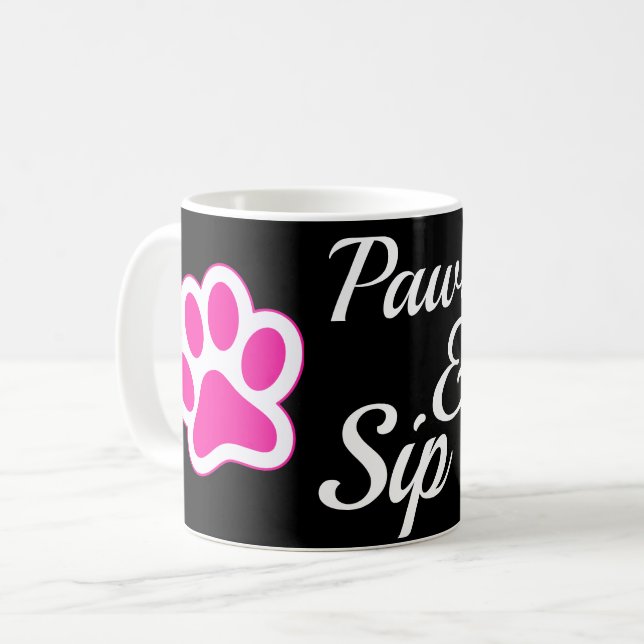 Caneca De Café Peças e Sip Mug (Frente Esquerda)