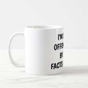 Caneca De Café Peço desculpas por ter ofendido você usando fatos