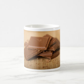 Caneca De Café Pedaços de chocolate