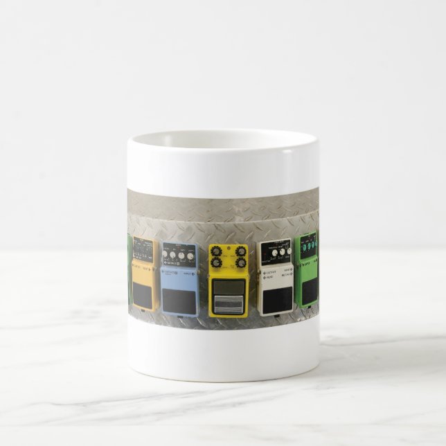 Caneca De Café Pedais da guitarra (Centro)