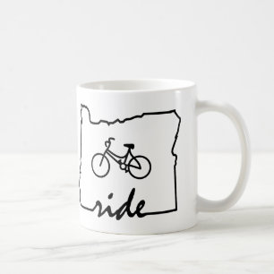 Caneca De Café Pedale pelo Oregon (Ciclismo)