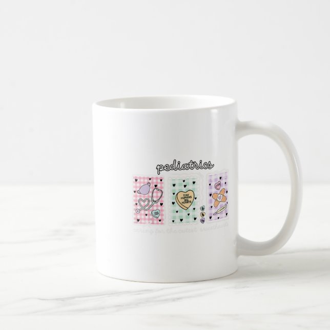 Caneca De Café Pediatria Cuidando dos Queridinhos Valen (Direita)