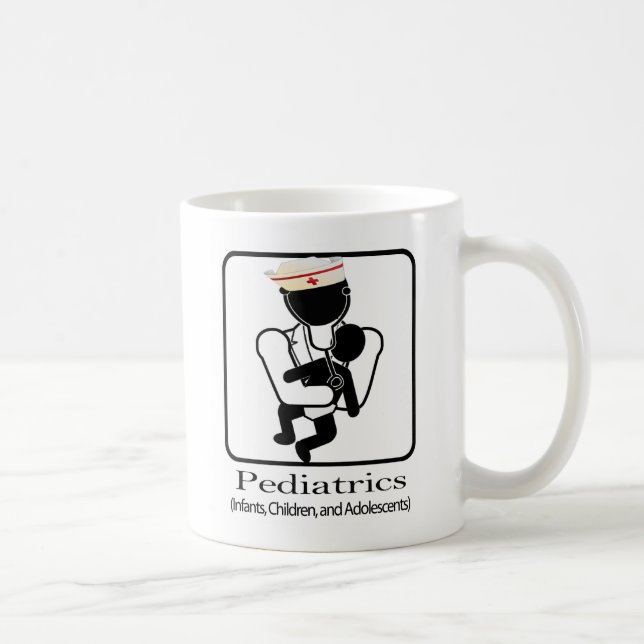 CANECA DE CAFÉ PEDIATRICS LOGO - CRIANÇAS, CRIANÇAS, ADOLESCENTES (Direita)