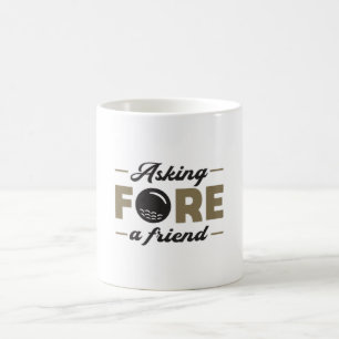 Caneca De Café Pedindo Uma Ideia De Presente Engraçada De Golfe