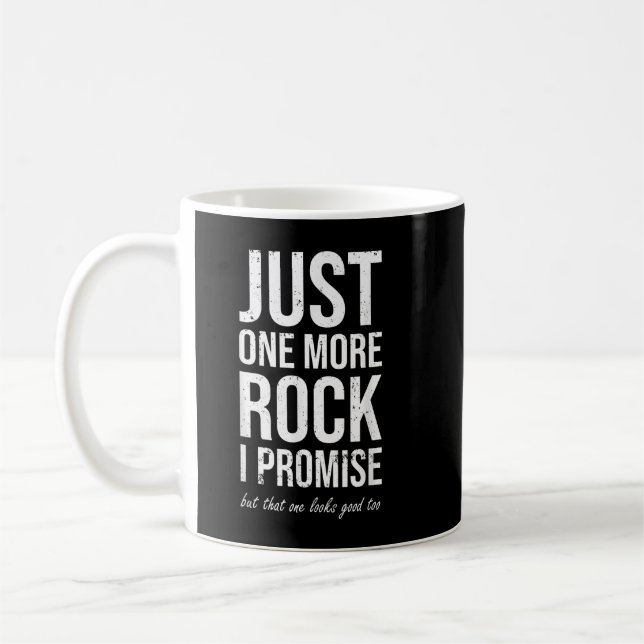 Caneca De Café Pedra de engrenagem do Rockhounds Apenas mais uma  (Esquerda)