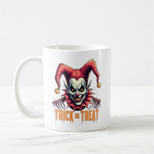 Caneca De Café Pedra de Jester assustadora ou traga café de Hallo