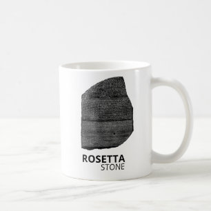 Caneca De Café Pedra de Roseta: Hieróglifo Língua do Antigo Egito