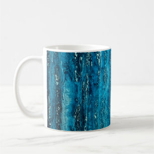 Caneca De Café Pedra-mármore azul