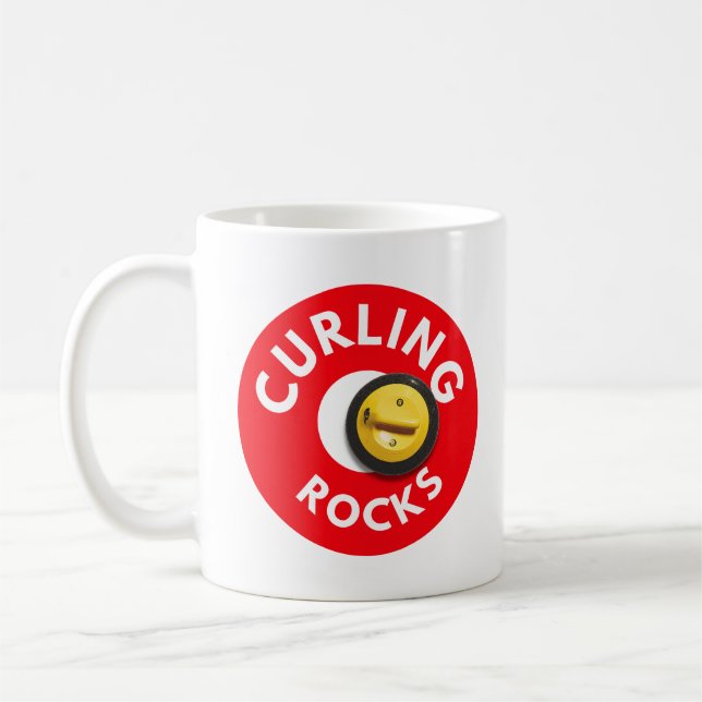 Caneca De Café Pedras de Curling (Esquerda)