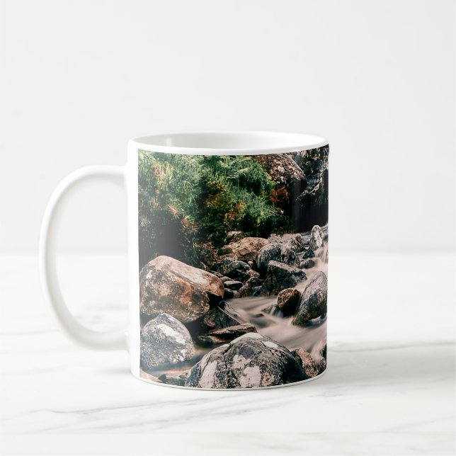 Caneca De Café PEDRAS DE MADEIRA DE MÁQUINAS DE Fotografia + suas (Esquerda)