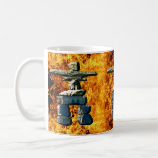 Caneca De Café Pedras Nativas do Espírito Americano Inukshuk