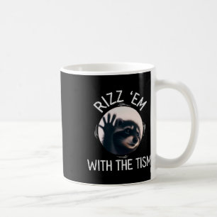 Caneca De Café Pedro Dancing Racoon Rizz Em Com O Tismo Viral R