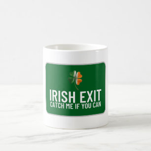 Caneca De Café Pega-Me Se Puderes – Saída Irlandesa Dia de São Pa