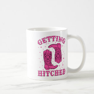 Caneca De Café Pegando a Bachel de Casamento Ocidental da Noiva C