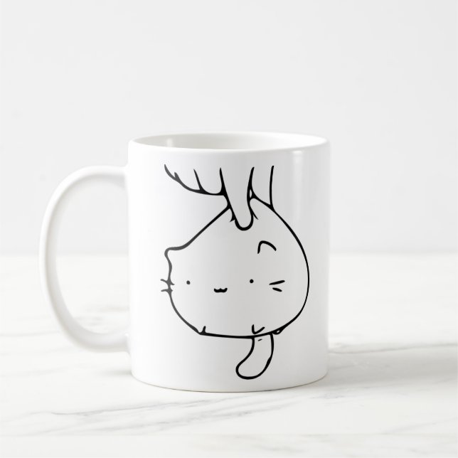 Caneca De Café Pegar Gato (Esquerda)