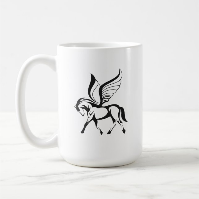 Caneca De Café Pegasus Horse Mug (Esquerda)