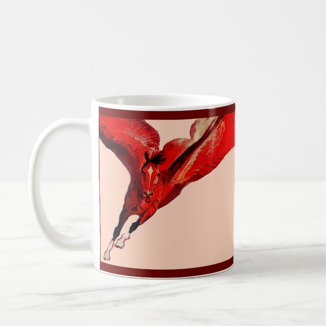Caneca De Café Pegasus, o cavalo voador (Esquerda)