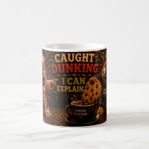 Caneca De Café Pego em uma enterrada