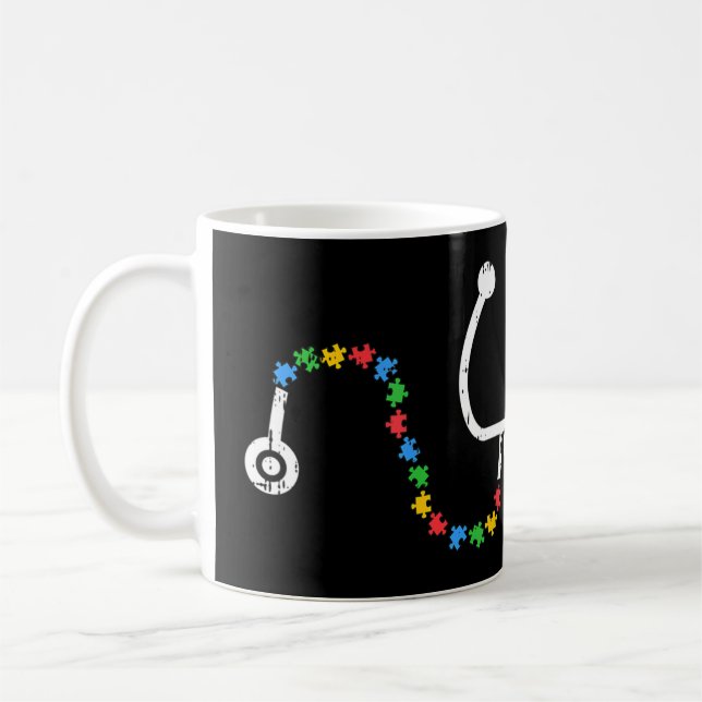 Caneca De Café Pegue esta design de camiseta do estetoscópio como (Esquerda)