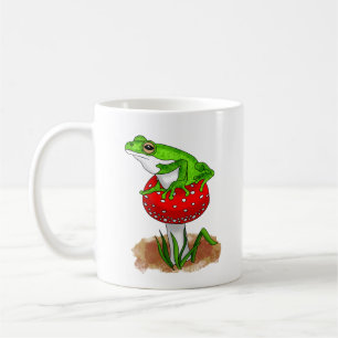 Caneca De Café Pegue o Froggy com ele   Sapo engraçado
