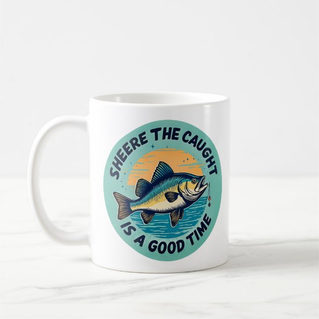 Caneca De Café Pegue o Peixe (Esquerda)