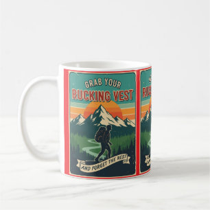 Caneca De Café Pegue Seu Colete de Rucking e Esqueça o Resto