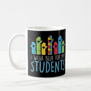 Caneca De Café Peguem esse Visto bonito de azul para meus alunos