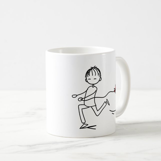 Caneca De Café Peguem-me! (Frente Esquerda)