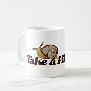 Caneca De Café Peguem um Caracol do Caminhão Caracóis do Ventilad