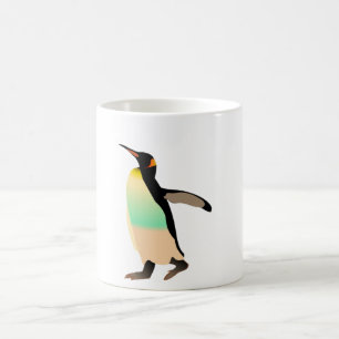 Caneca De Café Peguin Colorido