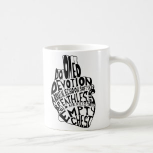 Caneca De Café peito vazio: coração anatômico