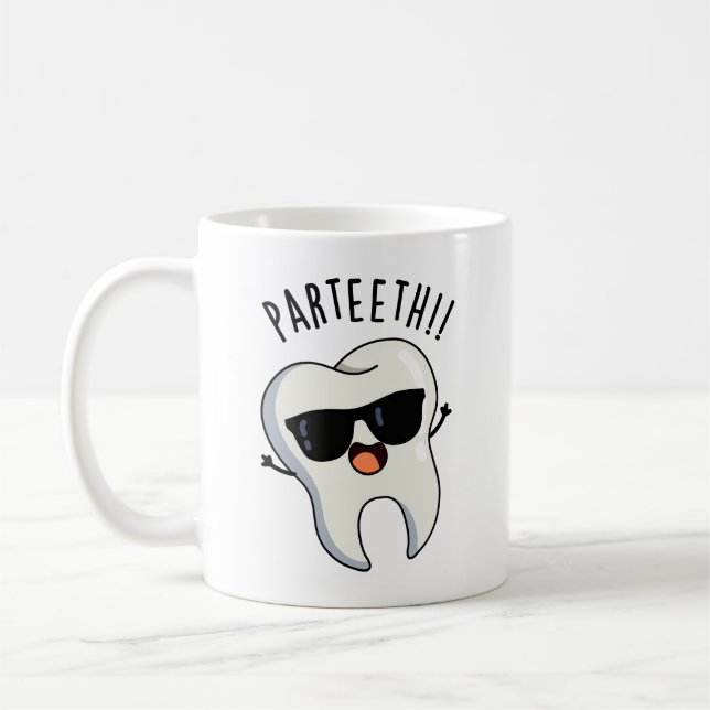 Caneca De Café Peitos dentários engraçados (Esquerda)