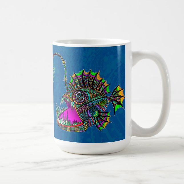 Caneca De Café Peixe-Anglas Elétrico (Direita)