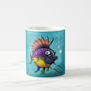 Caneca De Café Peixe Arco-Íris
