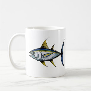 Caneca De Café Peixe-Atum Grande
