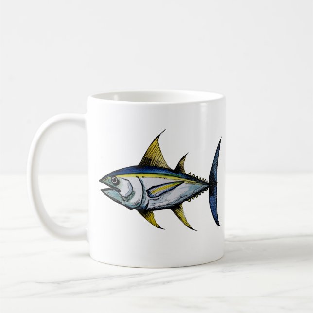 Caneca De Café Peixe-Atum Grande (Esquerda)