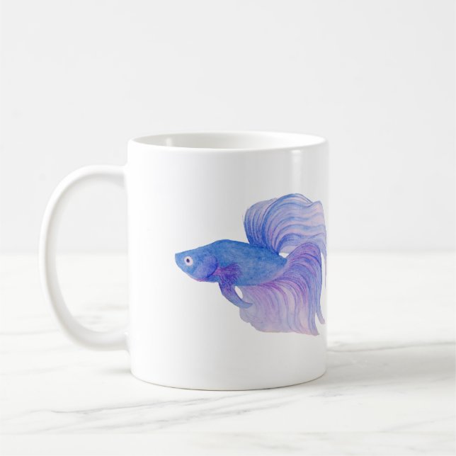 Caneca De Café Peixe Betta (Esquerda)