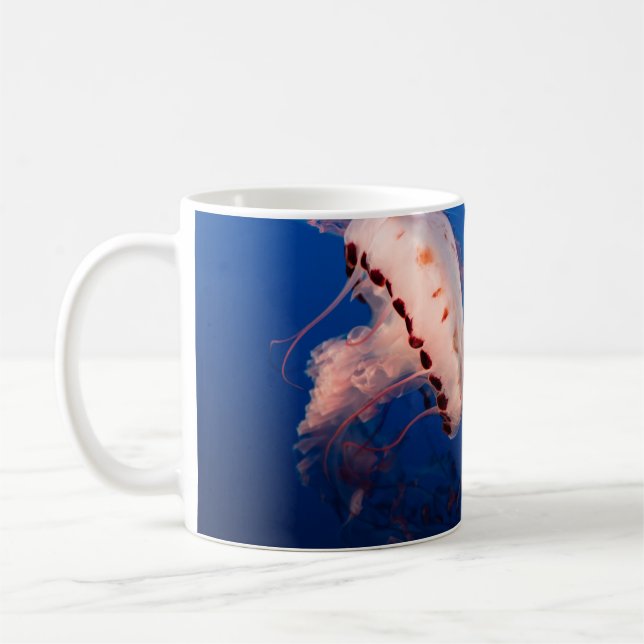 CANECA DE CAFÉ PEIXE BRANCO E LARANJA (Esquerda)