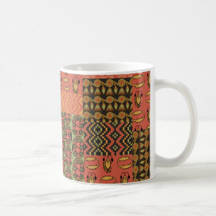 Caneca De Café Peixe-café do Egito Tribal Faux