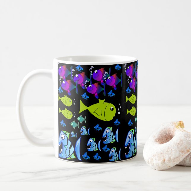 Caneca De Café peixe-caneca (Com Donut)